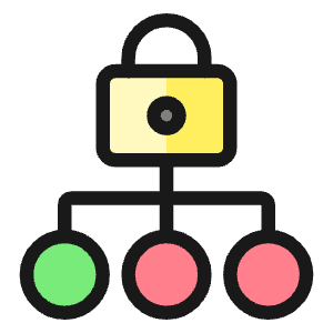 Lock Hierarchy Icon from Ultimate Colors - Free Set