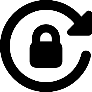 Lock Rotation Icon from Core Solid - Free Set