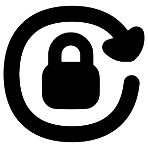 Lock Rotation Icon from Flex Solid - Free Set