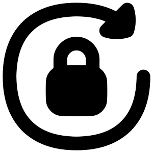 Lock Rotation Icon from Flex Remix - Free Set