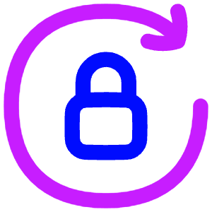 Lock Rotation Icon from Flex Neon - Free Set