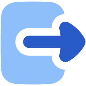 Logout 1 Icon from Flex Flat - Free Set