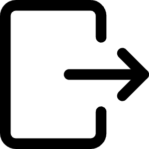 Logout 1 Icon from Core Line - Free Set
