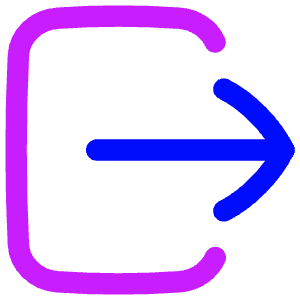 Logout 1 Icon from Flex Neon - Free Set