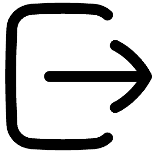 Logout 1 Icon from Flex Line - Free Set