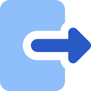 Logout 1 Icon from Core Flat - Free Set