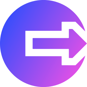 Logout 2 Icon from Sharp Gradient- Free Set