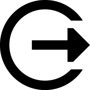 Logout 2 Icon from Sharp Remix - Free Set