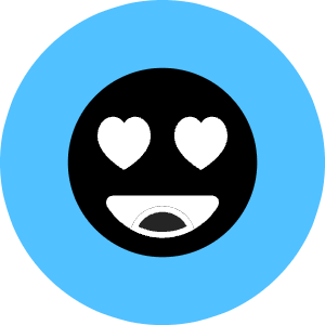 Love Smiley Icon from Kameleon Pop - Free Set