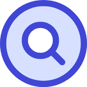 Magnifying Glass Circle Icon from Core Duo - Free Set