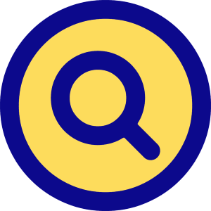 Magnifying Glass Circle Icon from Core Pop - Free Set