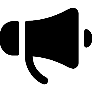 Megaphone Icon from Ultimate Bold - Free Set