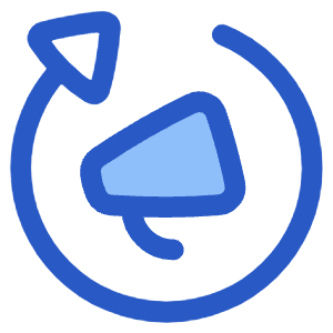 Megaphone Refresh Icon from Plump Duo - Free Set