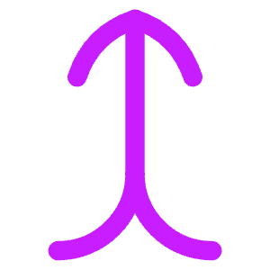 Merge Vertical Icon from Flex Neon - Free Set