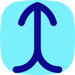 Merge Vertical Icon from Flex Pop - Free Set