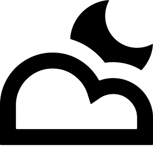 Moon Cloud Icon from Sharp Remix - Free Set