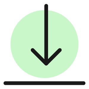 Move Down 1 Icon from Ultimate Colors - Free Set