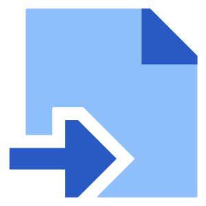 Move File Icon from Sharp Flat - Free Set