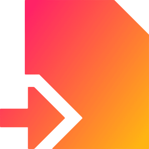 Move File Icon from Sharp Gradient- Free Set