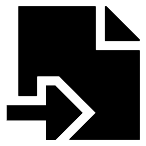 Move File Icon from Sharp Solid - Free Set