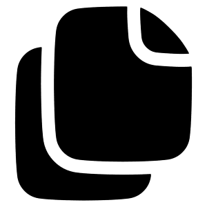 Multiple File 1 Icon from Plump Solid - Free Set