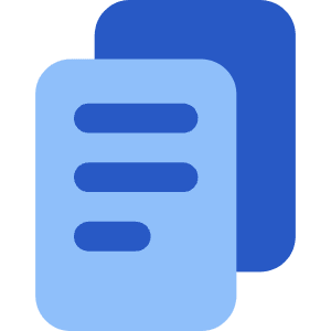 Multiple File 2 Icon from Core Flat - Free Set