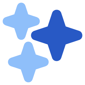 Multiple Stars Icon from Plump Flat - Free Set