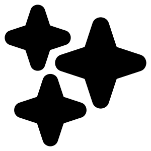 Multiple Stars Icon from Plump Solid - Free Set