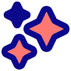 Multiple Stars Icon from Plump Pop - Free Set