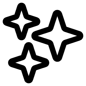 Multiple Stars Icon from Plump Line - Free Set