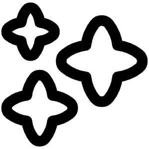 Multiple Stars Icon from Flex Line - Free Set