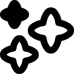 Multiple Stars Icon from Flex Remix - Free Set