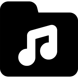 Music Folder Song Icon from Core Solid - Free Set