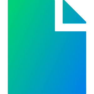New File Icon from Sharp Gradient- Free Set