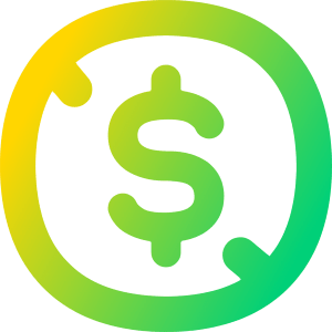 Non Commercial Dollars Icon from Flex Gradient - Free Set