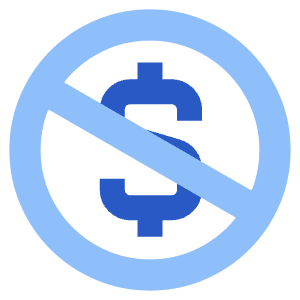 Non Commercial Dollars Icon from Sharp Flat - Free Set