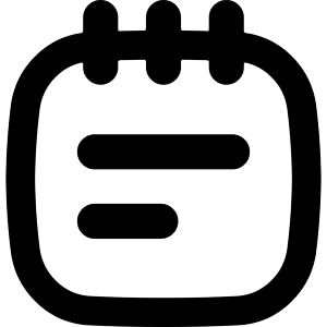 Notepad Text Icon from Flex Remix - Free Set
