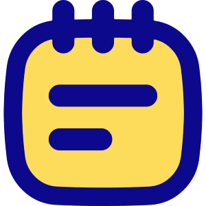 Notepad Text Icon from Flex Pop - Free Set