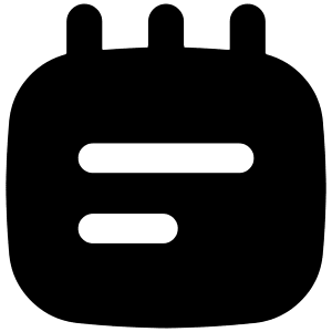 Notepad Text Icon from Flex Solid - Free Set