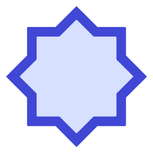 Octagram Shape Icon from Sharp Duo - Free Set