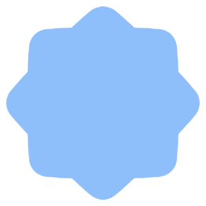 Octagram Shape Icon from Plump Flat - Free Set