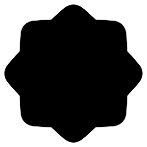 Octagram Shape Icon from Plump Solid - Free Set