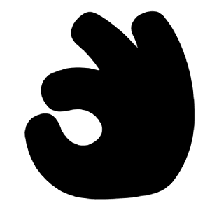 Ok Hand Icon from Plump Solid - Free Set