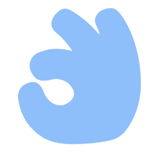 Ok Hand Icon from Plump Flat - Free Set