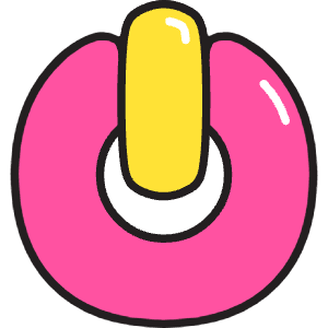 On Off 1 Icon from Stickies Colors - Free Set