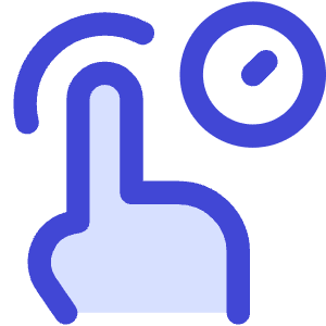 One Finger Hold Icon from Core Duo - Free Set