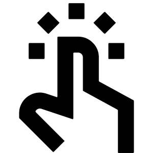 One Finger Short Tap Icon from Sharp Remix - Free Set