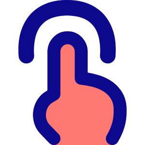 One Finger Tap Icon from Flex Pop - Free Set