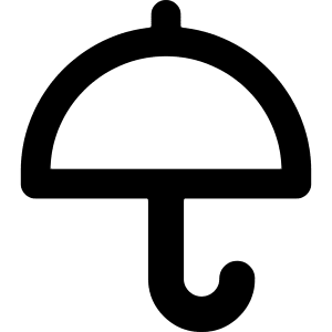 Open Umbrella Icon from Core Remix - Free Set