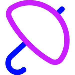 Open Umbrella Icon from Flex Neon - Free Set